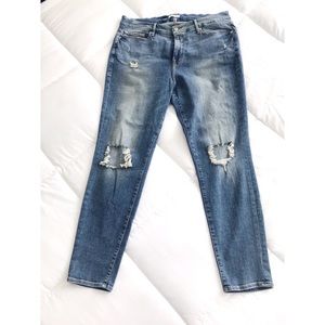 Good American Good Legs Destructed Denim
